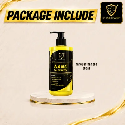 【CP CAR Detailer】Nano Car Shampoo 500ml Wash & Wax in 1 Step Car Wash Car Shampoo 纳米浓缩洗车液