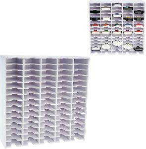 Sanfurney 75 Slots Ink Pad Storage Holder Stamp Pad Organizer Fit for Ranger or TSUKINEKO Ink Pads Diamond Painting Tray Rack for Craft Supply