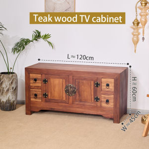 ไม้เนื้อแข็งตู้เก็บของวินเทจเรียบง่ายบ้านห้องนั่งเล่นห้องนอนติดกับผนังตู้ทีวีเฟอร์นิเจอร์สไตล์เอเชียตะวันออกเฉียงใต้