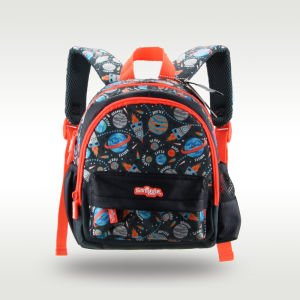 Australia Smiggle Quality Original Childrens Schoolbag Boys Backpack Black Planet Kindergarten Small Class Cute Baby Kidss Bag