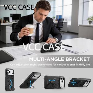 0930[Local Stock] Christmas Halloween Luxury Business magneticed Textured Case for iPhone 18 Pro Max 17 16 15 14 13 Stand Shockproof For Magsafe Heat Dissipation‌ Cover h261009