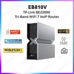 TP-Link EB810v BE22000 Tri-Band WiFi 7 VoIP Router
