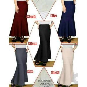 Rok Skirt Duyung Kekinian Terbaru Rok Mermeid Korean Style