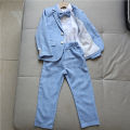 GUKENRO Uniforms For Boy Children Korean Plaid Suit Set Piano Host Dance Baby Handsome One Year Old Cute Pageboy Blazer for Kid. 