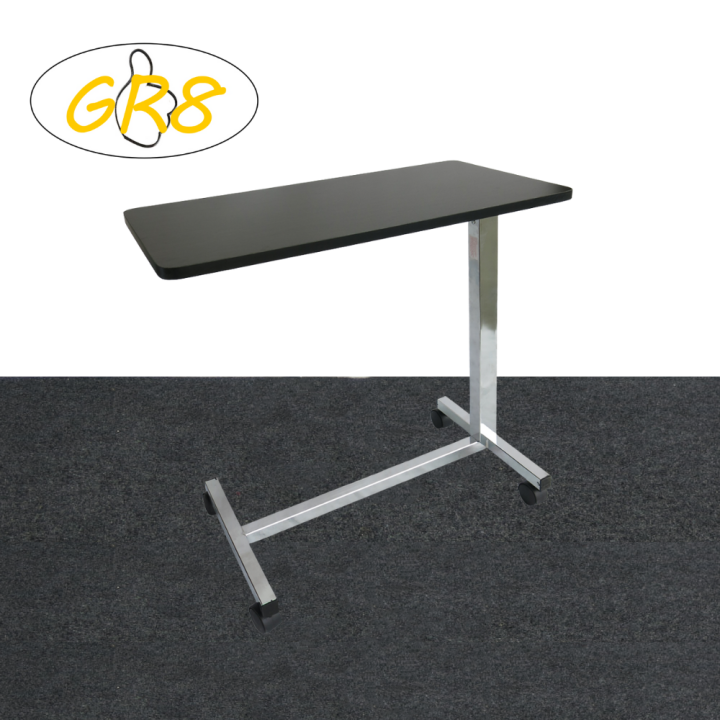 CARDIAC OVERBED TABLE MEJA MAKAN HOSPITAL HEIGHT ADJUSTABLE