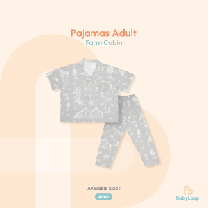 Baju Tidur Wanita - Pajamas Tencel Adult - Baby Loop