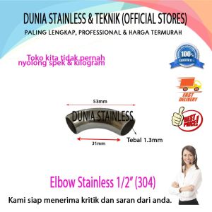 Elbow Stainless 1/2" (304)