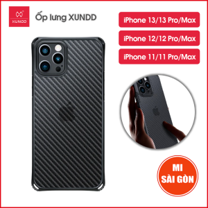 [Hỏa Tốc HCM] Ốp lưng XUNDD iPhone 13/ 13 Pro/ Max/ 12/ 12 Pro/ Max/ 11/ 11 Pro/ Max - Chống shock Mặt lưng carbon - Pioneer Series