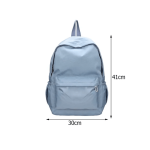 Z-Gadget⚡ Korean School Bag Cotton Canvas style no print student backpack