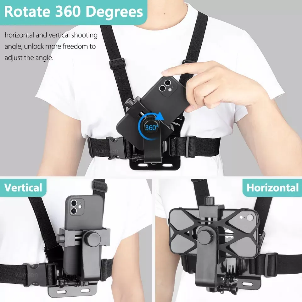 Camera Gopro Chest Mount Stabilizer Chest Mount For Cellphone Cell