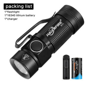 HaixnFire X11 Mini flashlight Highlight Outdoor camping light chargeable floodlight Key stick lamp