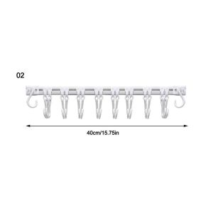 DIVATEN Drilling-Free Adhesive Sliding Hook Sliding Rail Strong Adhesive Storage Rack Hook No Punching Kitchen Door Hanger Kitchen Storage