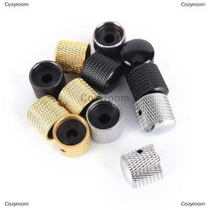 [COD] Cozyroom 4pcs Metal Electric Bass Guitar Volume Tone Control Knobs Dome Knobs +Wrench