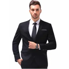 S-6XL Plus Size Blazer Men Casual Slim Fit Formal Blazer Jacket Coat  Wedding Suit