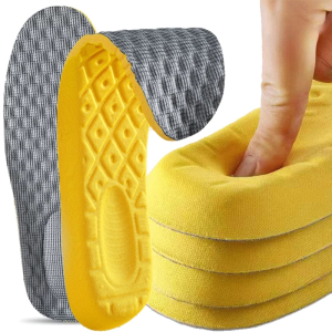 1 Pair Upgraded Sneaker Thick Insole Orthotic Shoes Accessories Outdoor Air Cushion Shock Absorption Shoes Insoles Orthopedic EVA Memory Foam