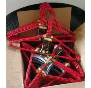 HANGER COATING ( ISI 40 PCS ) WARNA YANG KOKOH DAN KUAT BISA COD GRATIS ONGKIR SELURUH NUSANTARA