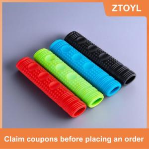 【ZTOYL】 1 3 cặp Silicone MTB Grips Handlebar chống trượt Bìa phụ kiện xe đạp phanh xử lý tay áo Grips phanh bảo vệ đòn bẩy