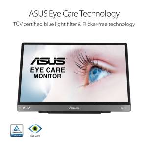 ASUS ZenScreen MB14AC Portable USB Monitor-14 inch IPS FHDUSB Type-CFlicker FreeBlue Light FilterAnti-glare Surface