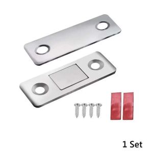 (1 SET) Anti-Rust Strong Door Closer Magnetic Stainless Door Catch Cabinet Doorcatch Latch Magnet