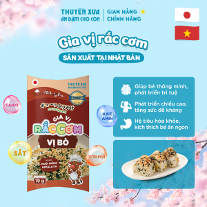 Gia vị Rắc cơm Thuyền Xưa Ăn Dặm Cho Con - Vị Bò (Gói 19g)