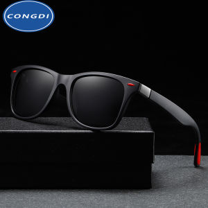 Kính Râm Thiết Kế Thương Hiệu CONGDI Cho Nam Kính Râm Gọng Vuông Lái Xe Phân Cực Cổ Điển Kính Nam Gafas UV400