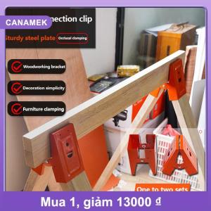 【CANAMEK】 2pcs chế biến gỗ Bảng Bracket sửa chữa Clip kết nối có thể điều chỉnh chống trượt thiết kế cho gia cố và trang trí hỗ trợ
