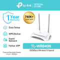 TP-Link Official | TL-WR840N 300Mbps |  Easy Setup 5GHz 2.4 GHz Dual Band Range Extender Long Range Access Point Wireless N Speed WiFi Router. 