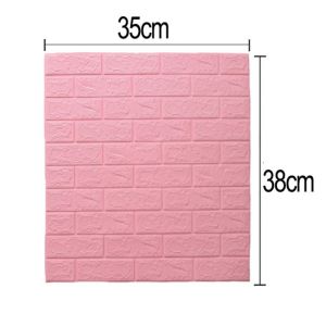10/20/30Pcs Bricks Wallpaper 3D Wall Sticker Waterproof Foam Design For Living Room Home Decor 38*35cm
