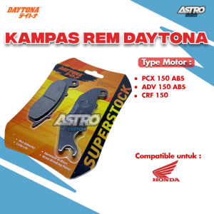Kampas Rem Depan PCX 150 PCX 160 ABS ADV 160 ABS Dispad Daytona Racing Super Stock Pengereman Motor