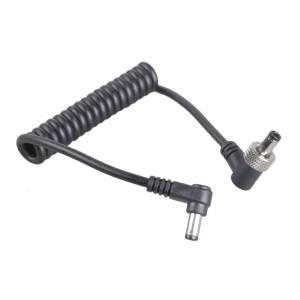 80cm Power Cable Angled Locking Plug 5.5x2. Male Laptops