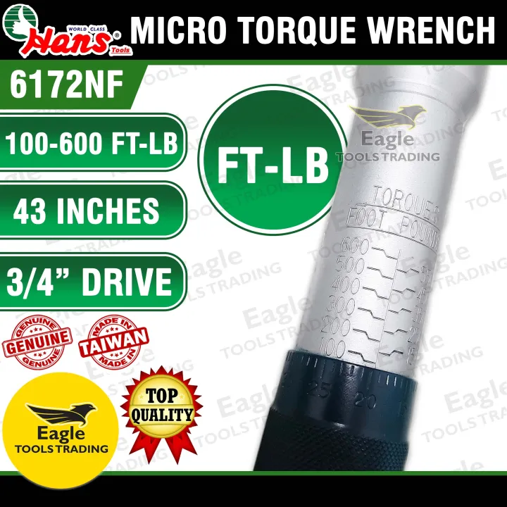 Hans%20Click%20Torque%20Wrench%20Heavy%20Duty%20Tools%206172NF%203/4%20%20Drive%2042%20inch%20%7C%20100-600%20ft%20lbs%20-%20Image%204