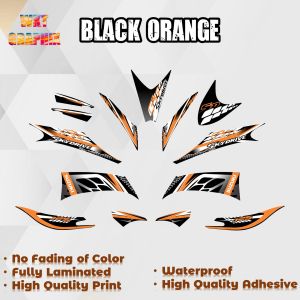 SUZUKI SKYDRIVE 125 CARB FI STOCK DECALS (WATERPROOF LAMINATED FADE PROOF)