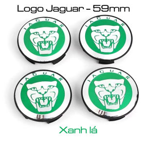<Jaguar> Chụp mâm Jaguar đường kính ngoài 59mm đường kính trong 52mm. Chất liệu nhựa ABS. Màu: đen đỏ xanh lá và xanh da trời.