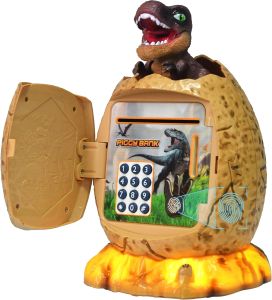 Piggy Bank for Kids Dinosaur Egg Money Bank 6 to 12 Year Old Boys Girls ATM Machine Electronic Money Box Christmas Dino Educational Toys Children Kids Gifts Coinbox