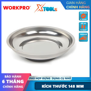 Khay đựng dụng cụ hình tròn bằng thép không gỉ kích thước: 148mm Workpro - WP314001