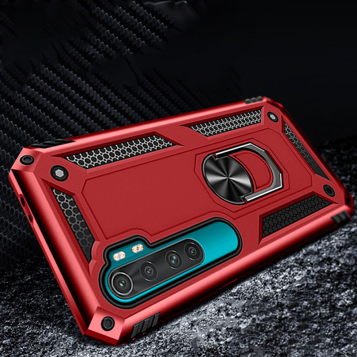 LIFEBELLE For Xiaomi Mi Note 10 Lite Note 10 Note 10 Pro Case, Luxury  Shockproof Armor Phone Case Rugged Magnetic Ring Holder Kickstand Hard