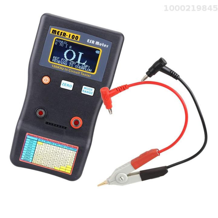 Cảm biến thông minh MESR-100 ESR tụ thử nghiệm ôm kế chuyên nghiệp đo ...