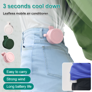 Small Cyclone Hanging Neck Small Fan Portable Clip on Small Mini Electric Fan Portable Waist Hanging Neck Collar Handheld小旋风挂脖子小风扇