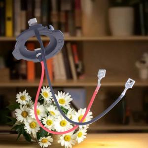 [tianjunmaoyi] 2Pcs Headlamp Socket Adapter For Golf 5 MK5 Jetta H7 LED Headlight Bulb Base Holder Retainer Lamp Base Headlight Accessories