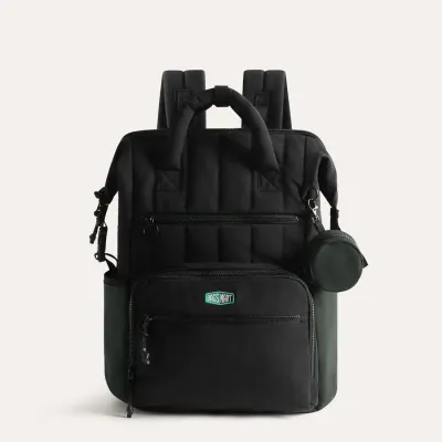 BAGSMART Mommy Backpack Diaper Bag Large Capacity Baby Travel Backpack Waterproof Handbag Insulation