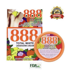 888 TOTAL WHITE Underarm Whitening Cream 35g: Effective for Underarm cream whitening