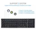 314JOMAA PortableFolding Keyboard Foldable Wireless Bluetooth keyboard with Numeric Keypad for Windows ,Android, IOS Tablet ipad Phone. 