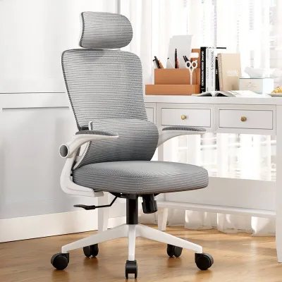 BLH Office Chair Ergonomic Mesh Office Chair Comfort For Work 8 Hours High-back Adjustable 3D Headrest Reclining 90-125°