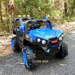 D Kids ส่งไวมาก รถแบตเตอรี่เด็ก รถจีฟเด็ก หน้า BMW รถเด็กนั่งทรงจี๊ป 5 มอเตอร์ คันใหญ่ เปิดประตูได้ มีรีโมท โยกได้ mp.3 USB No.21266