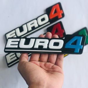 EMBLEM MOBIL EURO4 EKSTERIOR MOBIL DENGAN VARIASI TIMBUL 3 DIMENSI BAHAN FIBERGLASS