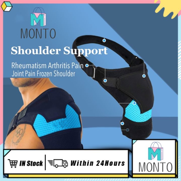 Shoulder Brace Ice Pack Shoulder Compression Sleeve with Pressure Pad Neoprene Support Pain