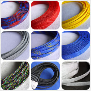 1 meter 12 colors PET Nylon Braided Cable Sleeve Wire Line Sheath Harness Line Protector Cover Sheath