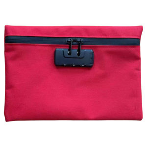 I know Large Capacity Password Lock Bag for Passports Bankbooks Cards and Documents - Portable Handheld Organizer Wallet