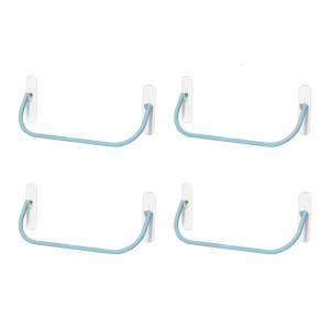 Space Saving Bathroom Slipper Shelf Adhesive Mounting Waterproof Plastic Storage for Wet Area Easy Installation