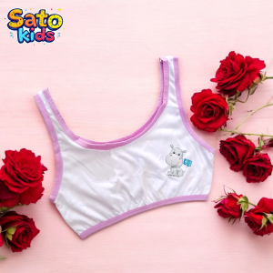 12 PCS MINISET ANAK SD-SMP USIA 9-14 TAHUN BAHAN KATUN PREMIUM / BRA ANAK REMAJA SD-SMP